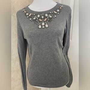Anthropologie Gray Sweater